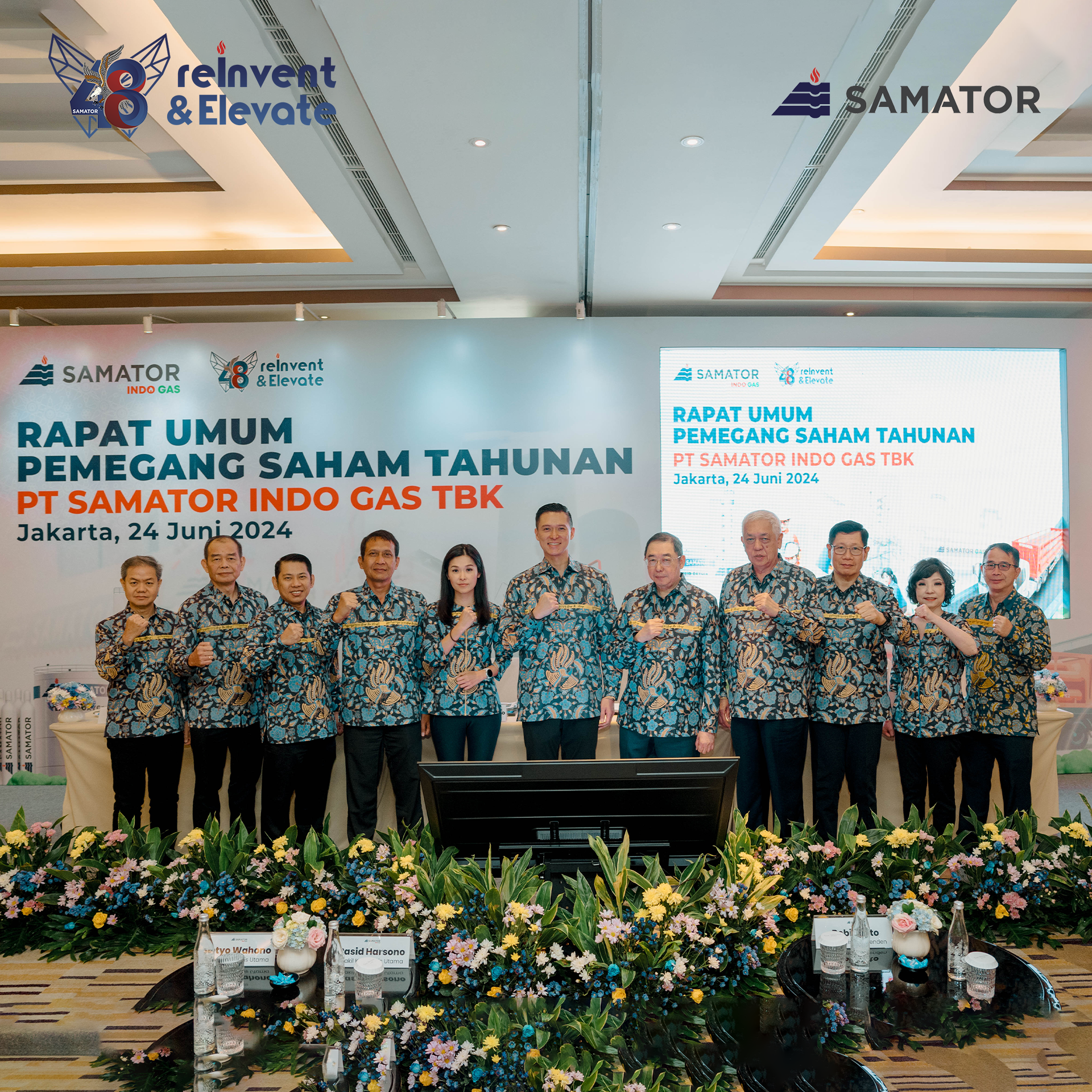 AGMS of PT Samator Indo Gas Tbk Approves Dividend Distribution Amounting to IDR 33.1 Billion